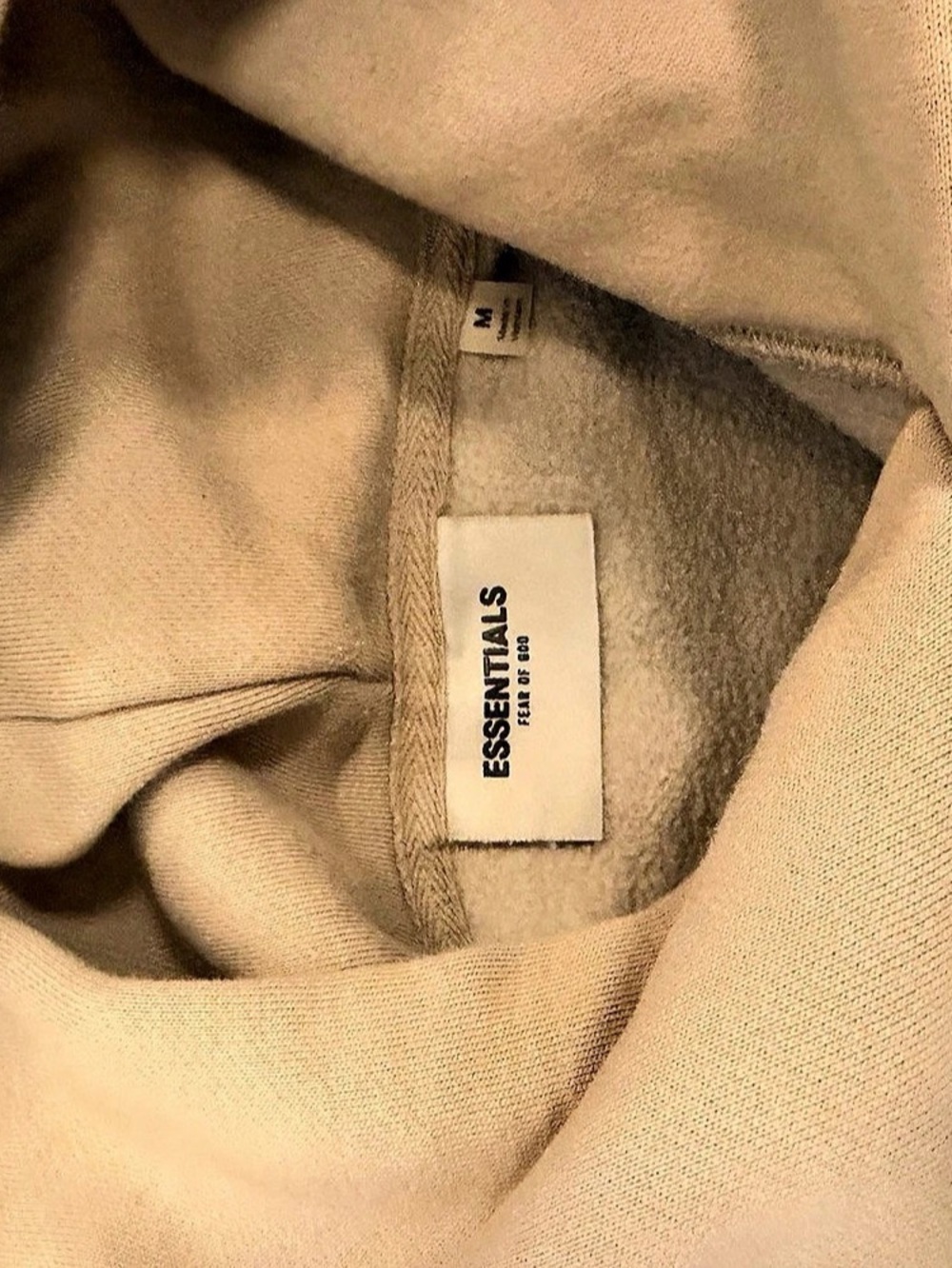 Essentials hoodie Pullover in Brown Size Medium - Picture 2 of 5
